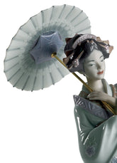 Japanese Portrait Woman Figurine